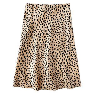 Serra Ladies' A-Line Satin Skirt, Medium